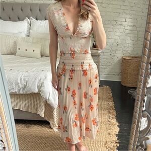 Nicholas Floral Satin Dress